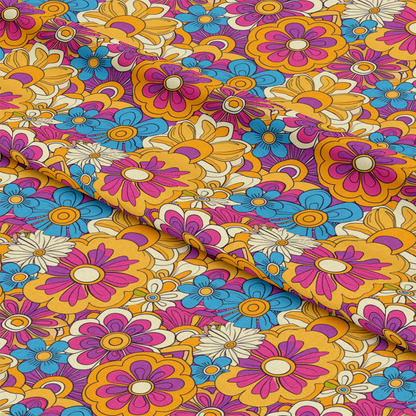 Groovy Spring Florals Pattern 26 Quilting Cotton Fabric