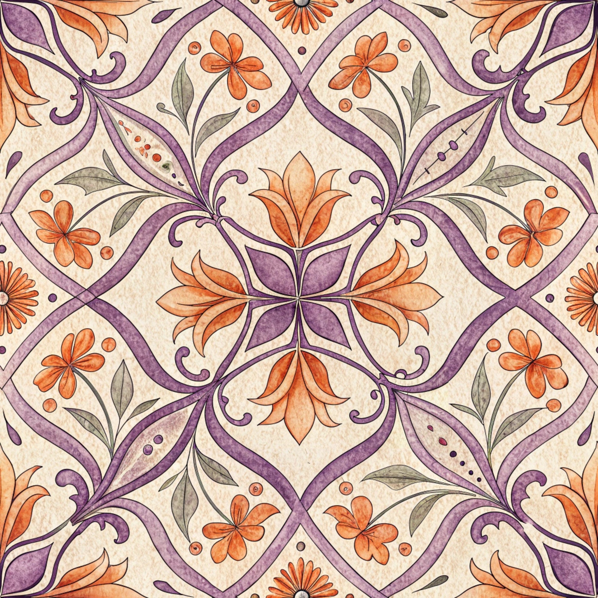 Groovy Time Pattern 11 Quilting Cotton Fabric – FabricMegaStore.com