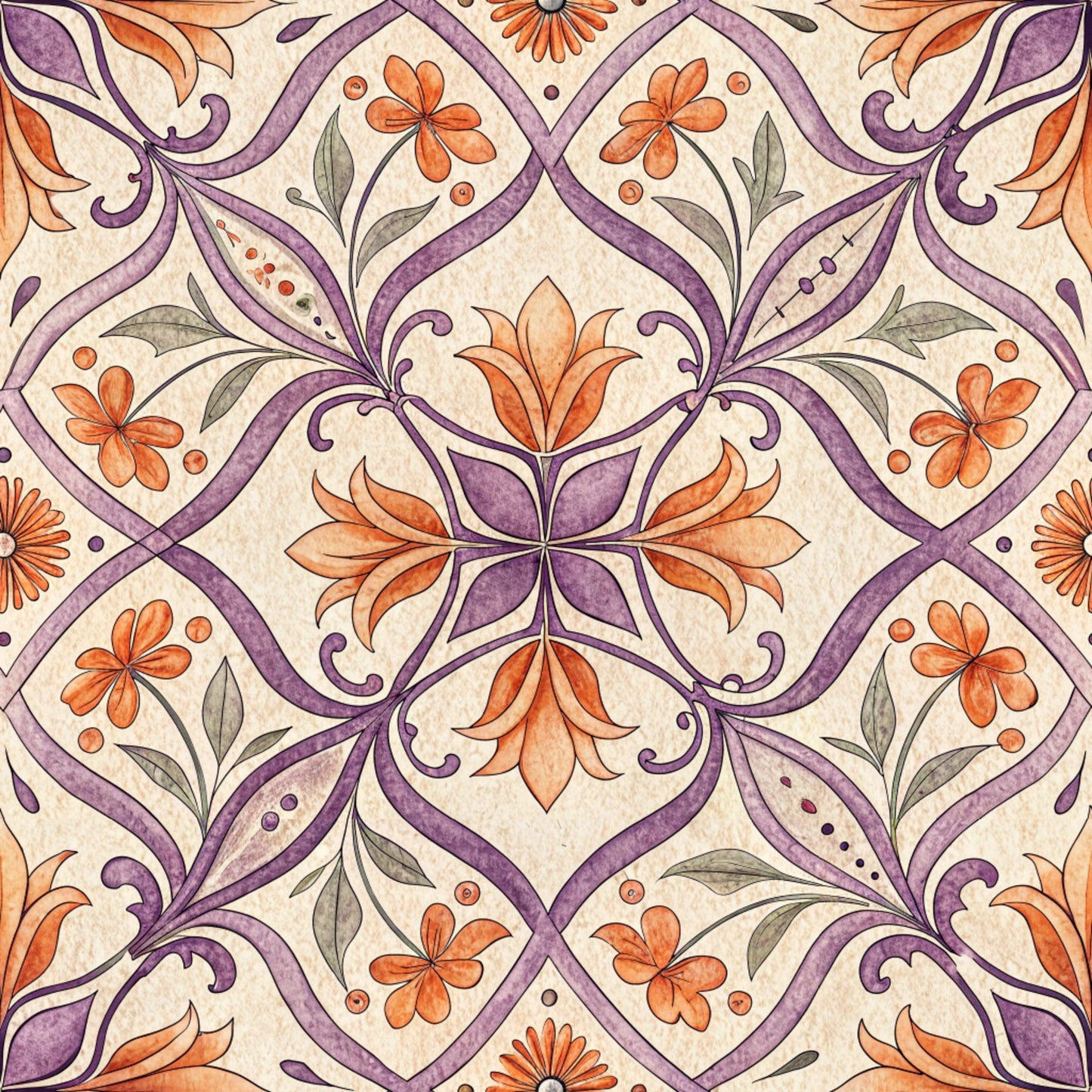 Groovy Time Pattern 11 Quilting Cotton Fabric