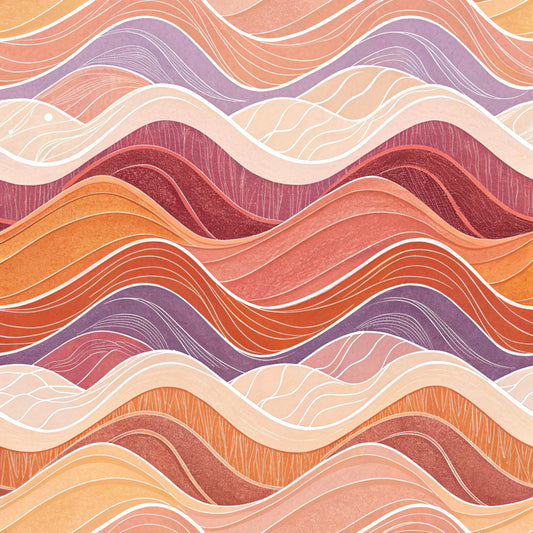 Groovy Time Pattern 15 Quilting Cotton Fabric