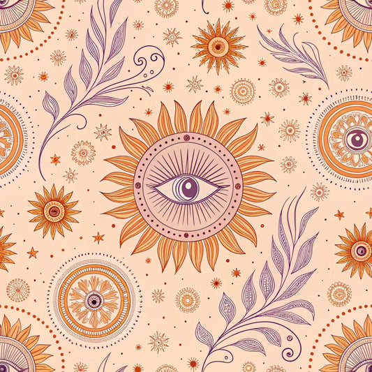 Groovy Time Pattern 17 Quilting Cotton Fabric