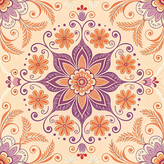 Groovy Time Pattern 18 Quilting Cotton Fabric