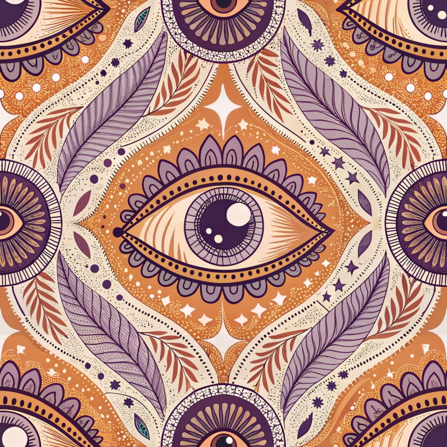 Groovy Time Pattern 26 Quilting Cotton Fabric