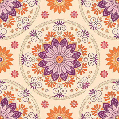 Groovy Time Pattern 30 Quilting Cotton Fabric