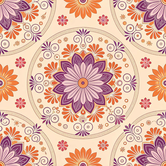 Groovy Time Pattern 30 Quilting Cotton Fabric