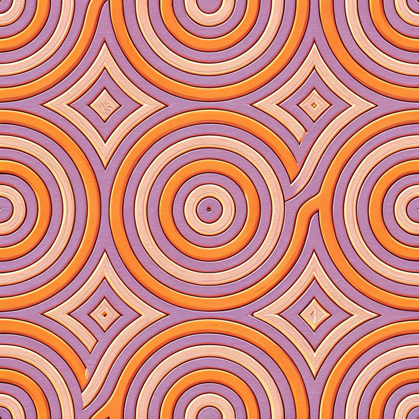 Groovy Time Pattern 5 Quilting Cotton Fabric