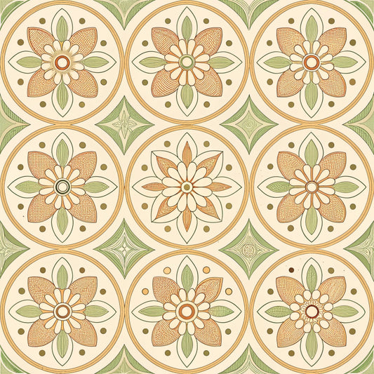 Groovy Time Pattern 6 Quilting Cotton Fabric