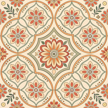 Groovy Time Pattern 7 Quilting Cotton Fabric