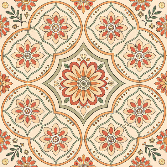 Groovy Time Pattern 7 Quilting Cotton Fabric