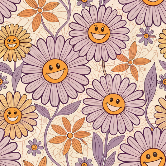 Groovy Time Pattern 9 Quilting Cotton Fabric