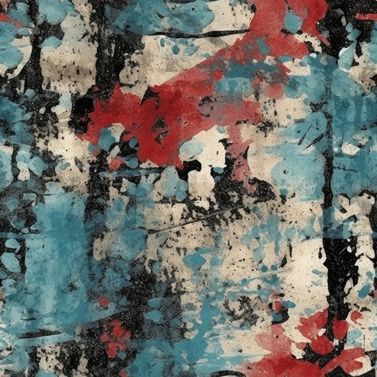 Grunge Dry Paint Texture Pattern 10 Quilting Cotton Fabric