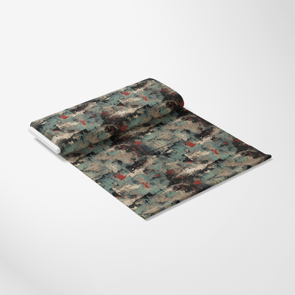 - Grunge Dry Paint Texture Pattern 11 Quilting Cotton Fabric  
- abstract  
- textured  
- multicolor  
- teal  
- black  
- red  
- beige  
- distressed  
- artistic  
- cotton  
- quilting fabric  
- rustic  
- worn  
- vintage style