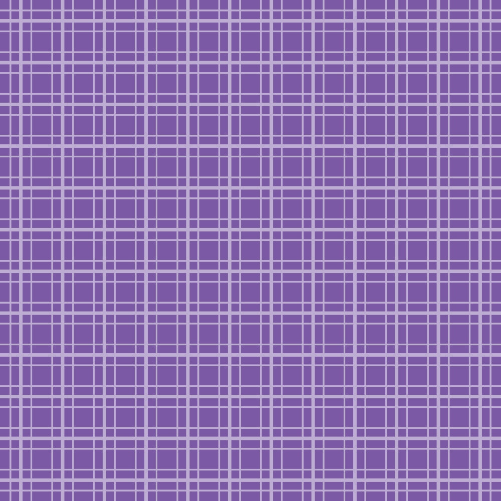 purple, lavender, grid pattern, plaid, checkered, geometric, quilting cotton, fabric panel, halloween basics, coordinate fabric, blender fabric, small scale pattern, crafting material, sewing fabric, cotton textile, purple plaid, gingham style, uniform pattern, seasonal coordinate, autumn fabric