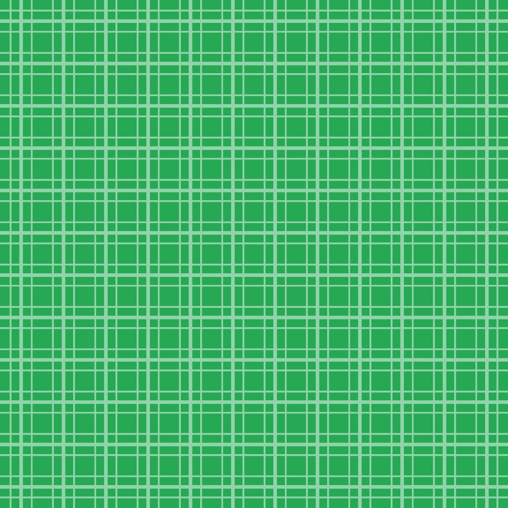 A pattern of green and white intersecting lines forming a grid on a green background.