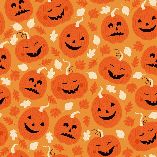 Halloween City Pattern 8 Quilting Cotton Fabric