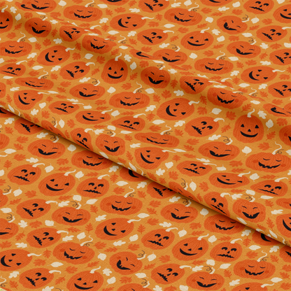 Halloween City Pattern 8 Quilting Cotton Fabric