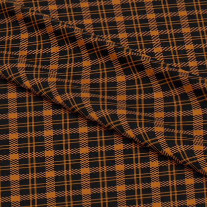 Halloween Plaid Pattern 10 Quilting Cotton Fabric