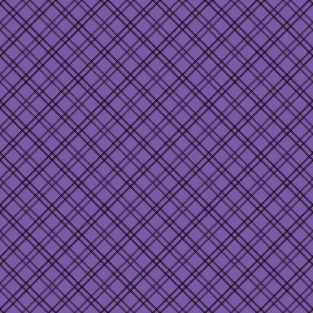 A seamless purple argyle pattern with intersecting diagonal lines and diamond shapes.