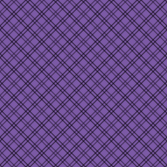 A seamless purple argyle pattern with intersecting diagonal lines and diamond shapes.