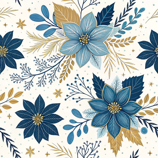 Hanukkah Pattern 12 Quilting Cotton Fabric