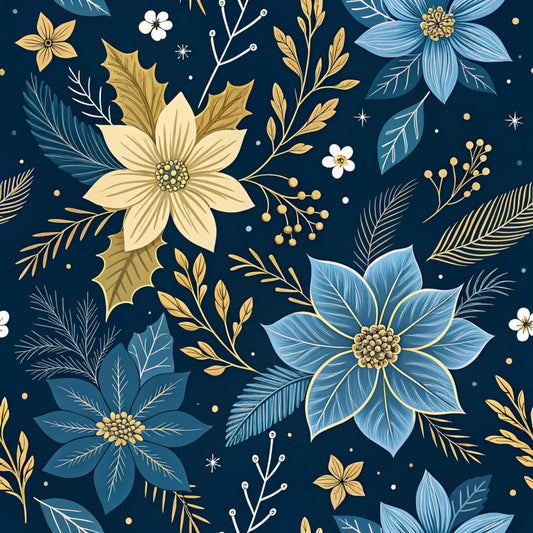 Hanukkah Pattern 17 Quilting Cotton Fabric