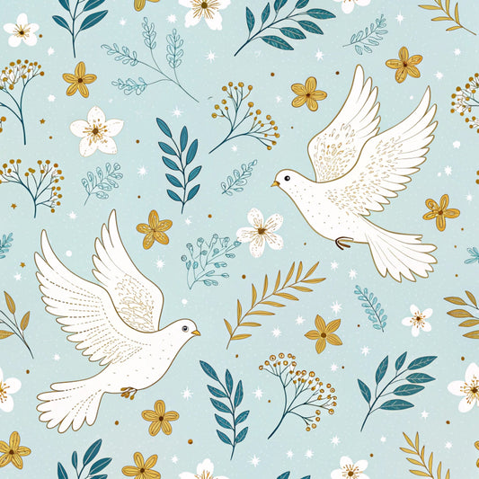 Hanukkah Pattern 20 Quilting Cotton Fabric