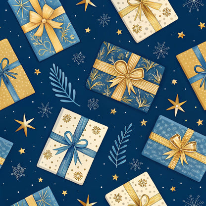Hanukkah Pattern 21 Quilting Cotton Fabric