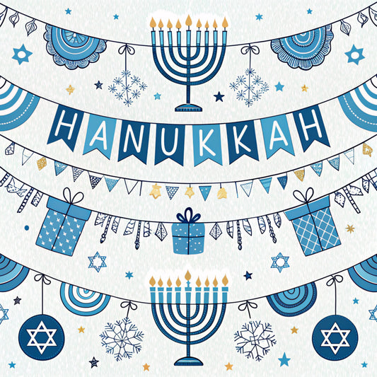 Hanukkah Pattern 22 Quilting Cotton Fabric