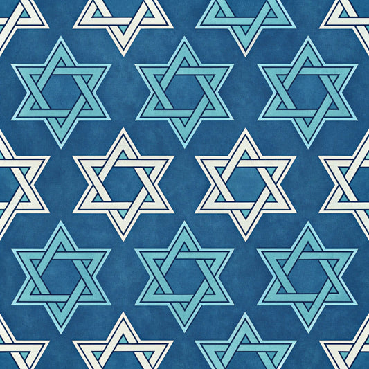 Hanukkah Pattern 29 Quilting Cotton Fabric