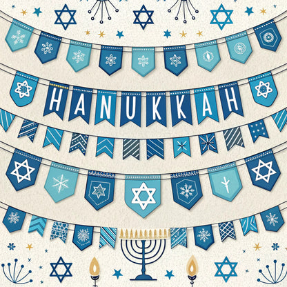 Hanukkah Pattern 9 Quilting Cotton Fabric