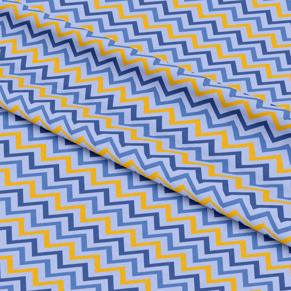 Happy Festival of Lights Pattern 14 Blue Quilting Cotton Fabric