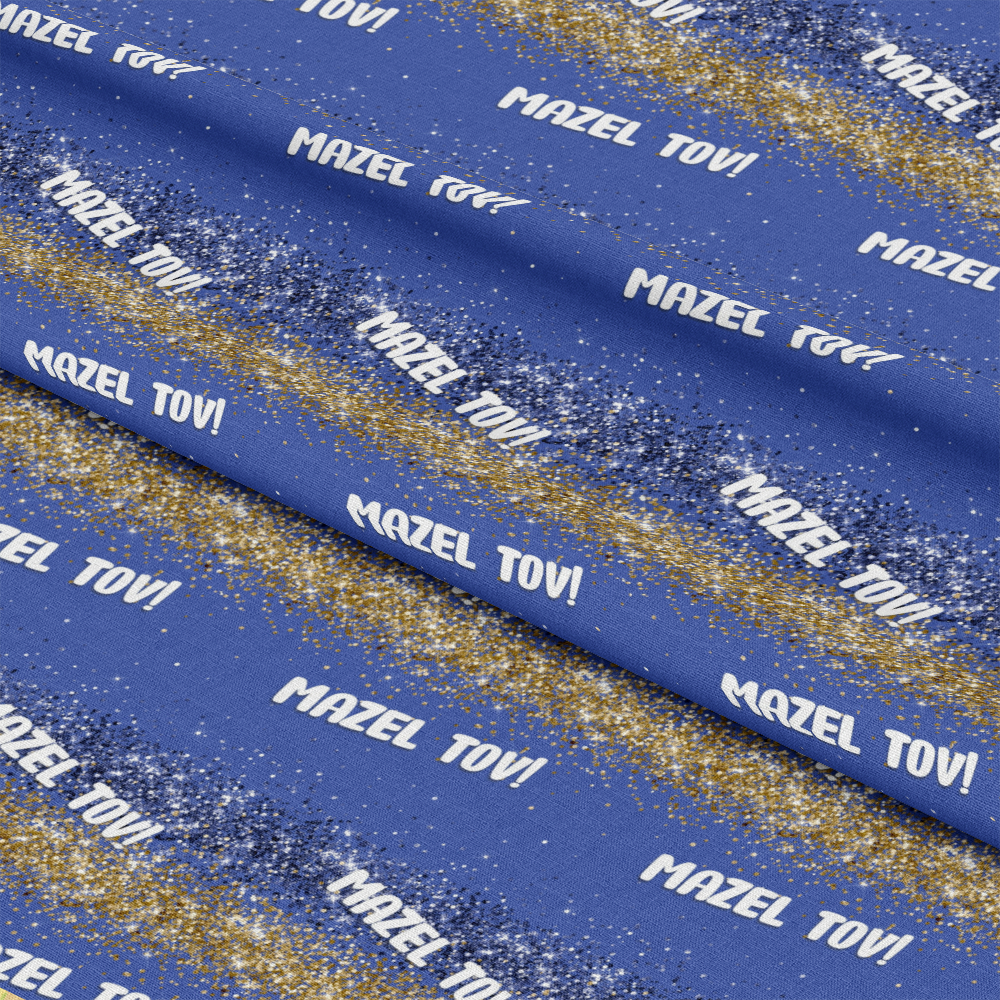 Shabbat Shalom Pattern 6 Quilting Cotton Fabric