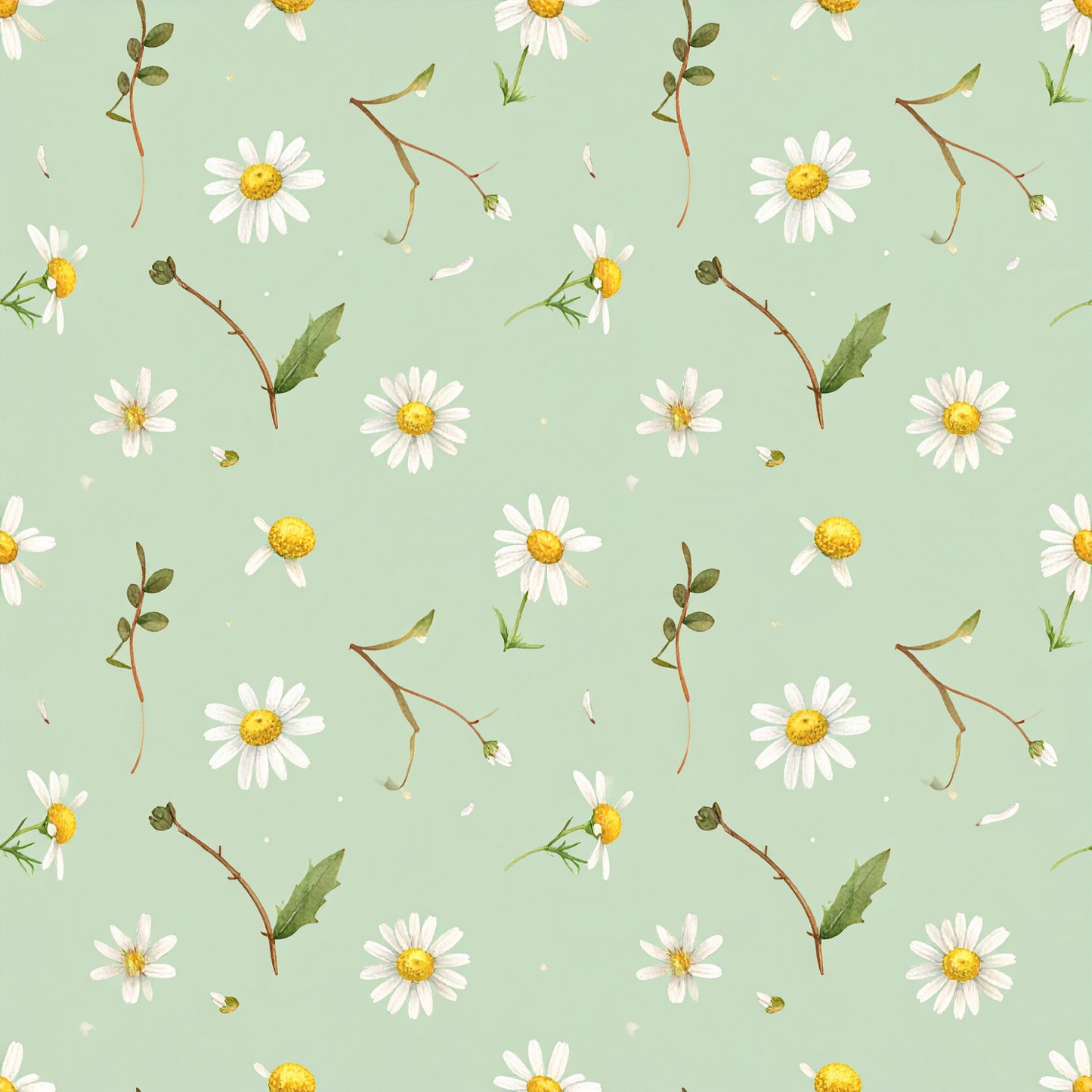 Harvest Pumpkin And Florals Pattern 30 Quilting Cotton Fabric