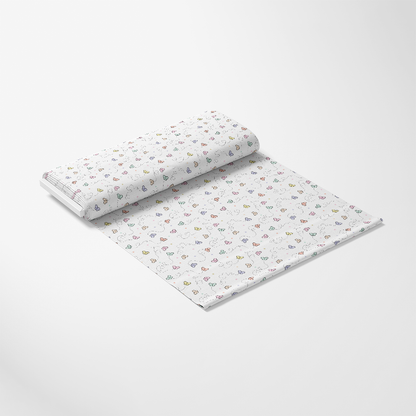 Hello Spring Cats Pattern 2 Quilting Cotton Fabric