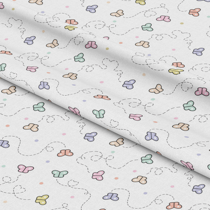 Hello Spring Cats Pattern 2 Quilting Cotton Fabric