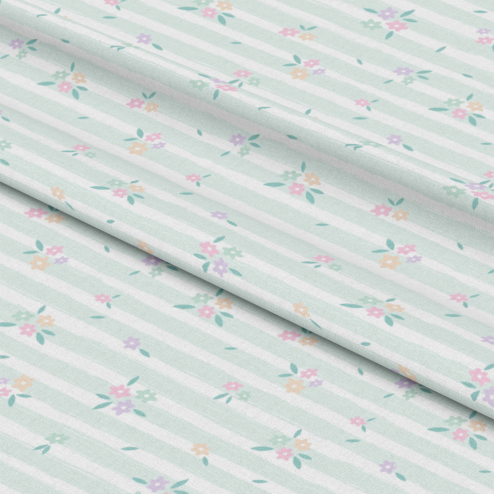 Hello Spring Cats Pattern 5 Quilting Cotton Fabric
