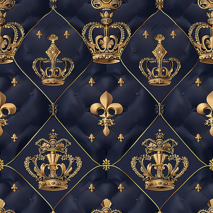 Henrys Crowns Pattern 5 Quilting Cotton Fabric