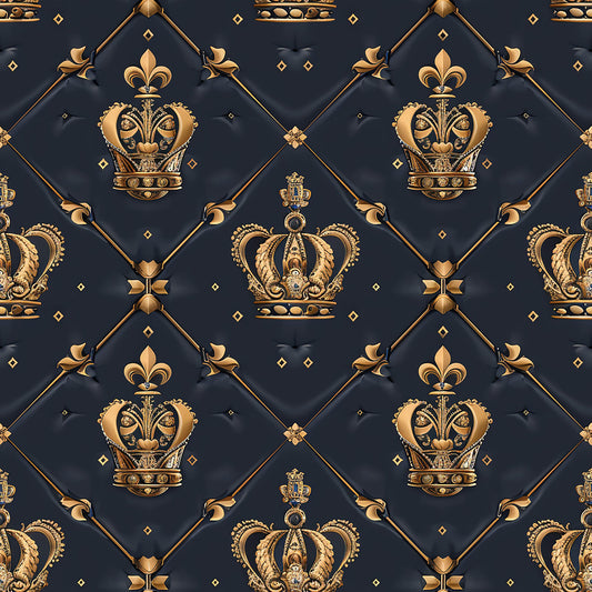 Henrys Crowns Pattern 6 Quilting Cotton Fabric