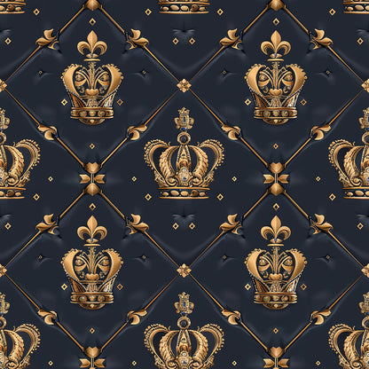 Henrys Crowns Pattern 6 Quilting Cotton Fabric