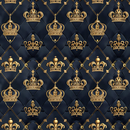 Henrys Crowns Pattern 7 Quilting Cotton Fabric