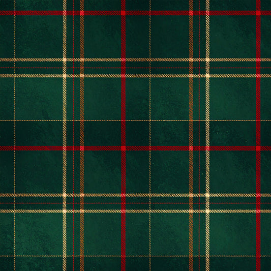 Highland Plaid Christmas Pattern 1 Quilting Cotton Fabric