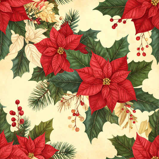 Highland Plaid Christmas Pattern 14 Quilting Cotton Fabric