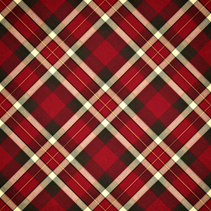 Highland Plaid Christmas Pattern 2 Quilting Cotton Fabric