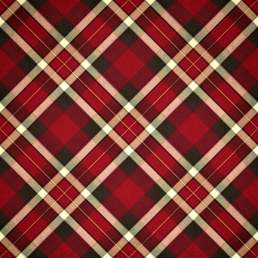 Highland Plaid Christmas Pattern 2 Quilting Cotton Fabric