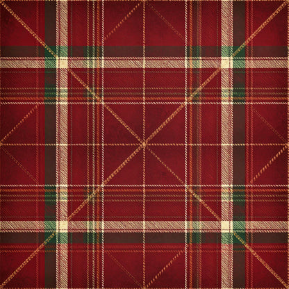Highland Plaid Christmas Pattern 3 Quilting Cotton Fabric