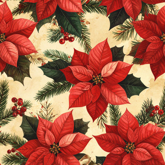 Highland Plaid Christmas Pattern 8 Quilting Cotton Fabric