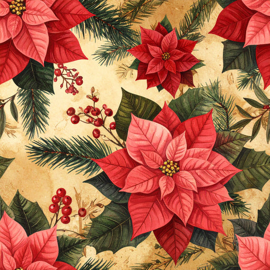 Highland Plaid Christmas Pattern 9 Quilting Cotton Fabric