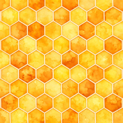 Honey Bee Pattern 7 Quilting Cotton Fabric