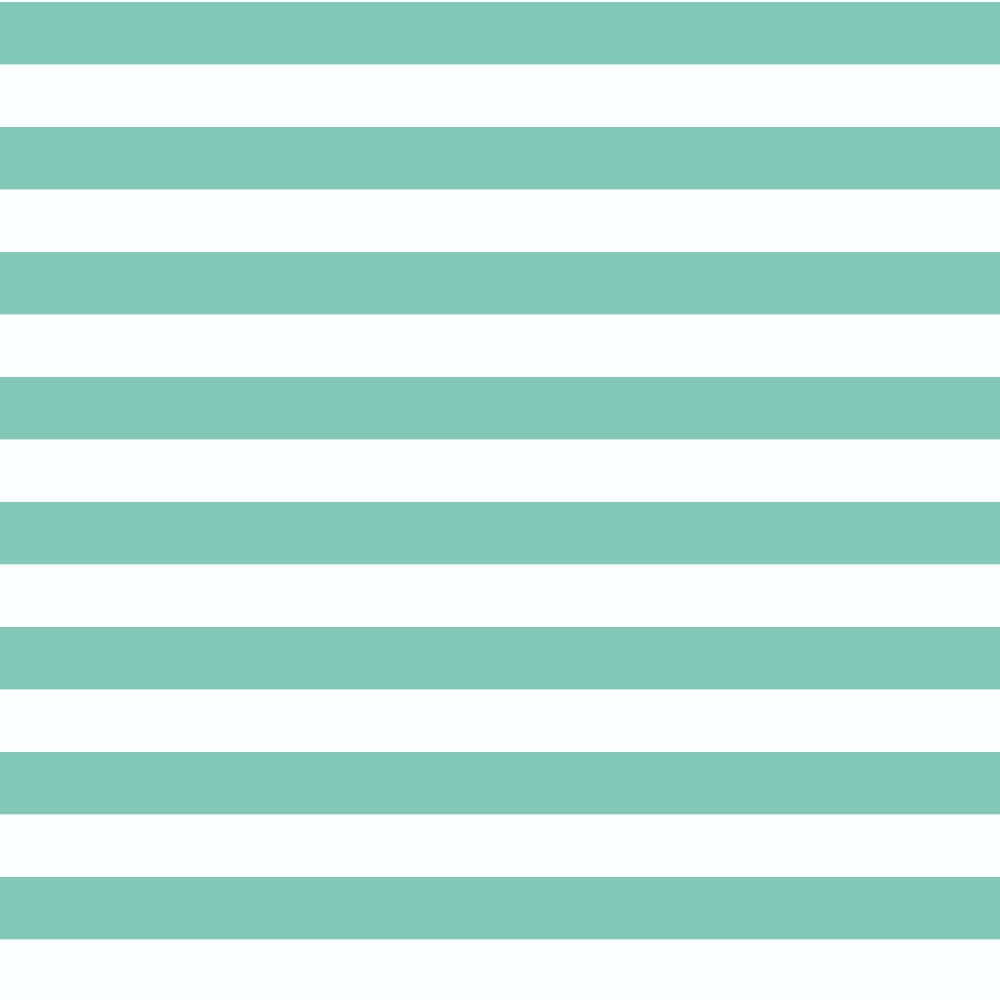 A series of horizontal teal stripes evenly spaced on a white background.