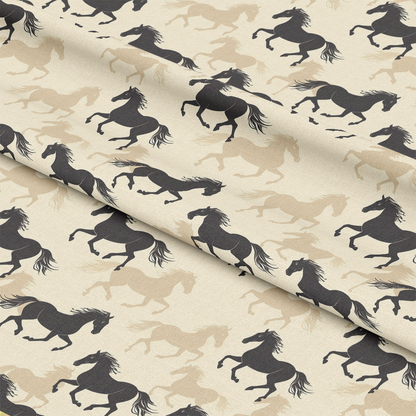 Horse Parade Pattern 1 Quilting Cotton Fabric